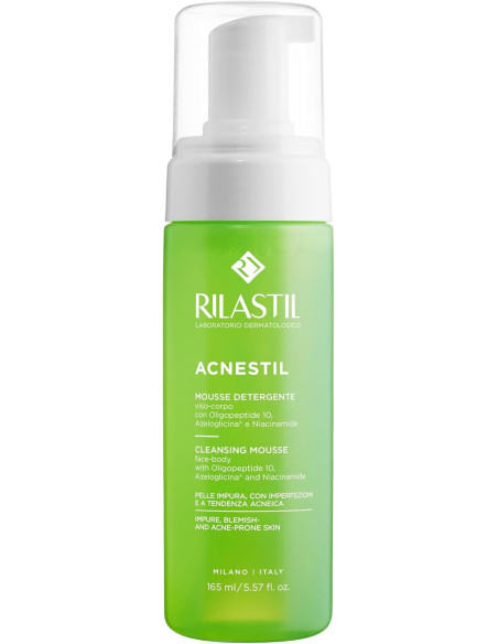 RILASTIL ACNESTIL MOUSSE LIMPIADOR FACIAL PIELES MIXTAS GRASAS 165 ML