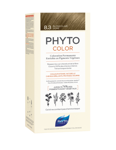 PHYTOCOLOR 8.3 RUBIO CLARO DORADO