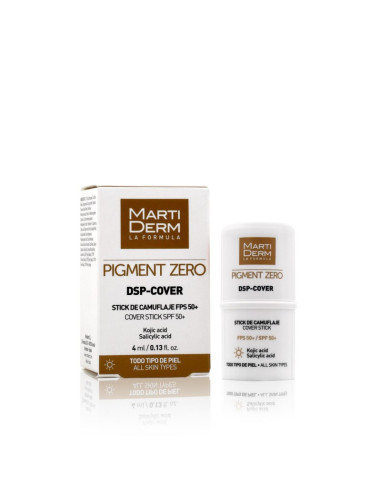 MARTIDERM PIGMENT ZERO DSP-COVER STICK DE CAMUFLAJE FPS 50+ 4 ML