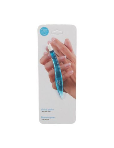 VITRY EMPUJA CUTICULA CON GOMA AZUL REF 1087BBP