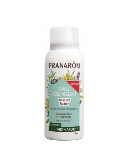 PRANAROM AROMAFORCE SPRAY PURIFICADOR AIRE SANO RAVINTSARA/ÁRBOL DEL TÉ 75 ML