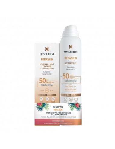 SESDERMA REPASKIN FLUIDO FACIAL+SENSITIVE CORPORAL SPF50