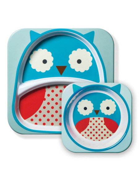 MARFE PLATO Y BOWL OWL
