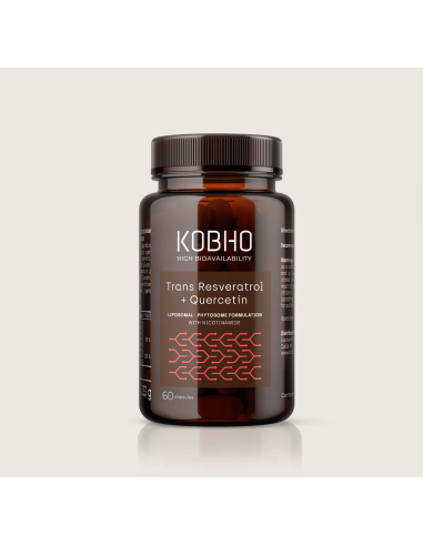KOBHO TRANS RESVERATROL + QUERCETIN 60 CAPSULAS