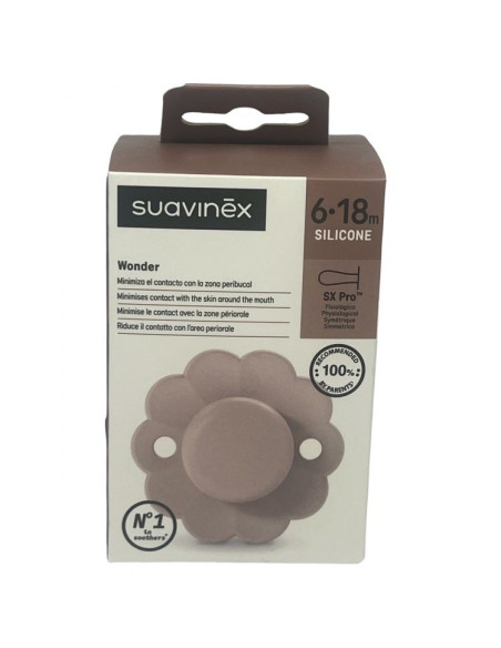 SUAVINEX CHUPETE SILICONA WONDER SOFT 6-18M