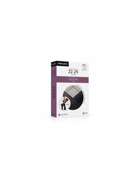 FARMALASTIC CALCETIN AZUL ROMBO T/M