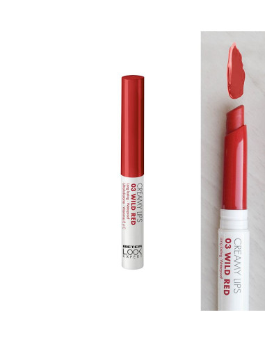 BETER LIPSTICK CREAMY LIPS COLOR  WILD RED 03 2,5 G