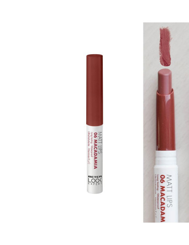 BETER LIPSTICK MATT LIPS  MACADAMIA 06 2.5 G