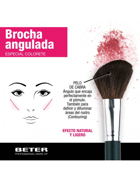 BETER BROCHA COLORETE PELO DE CABRA