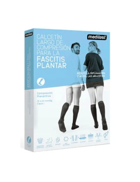 MEDILAST CALCETIN LARGO DE COMPRESION PARA FASCITIS PLANT TM