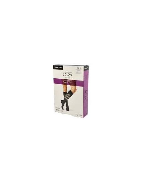 FARMALASTIC CALCETIN T/G CN NEGRO
