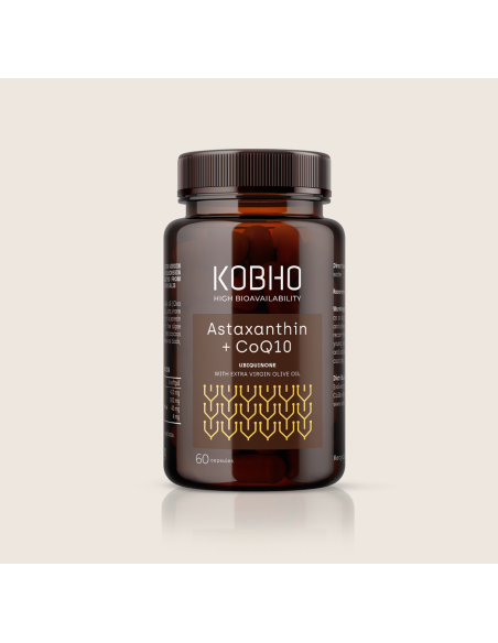 KOBHO ASTAXANTHIN + COQ10 60 CAPSULAS