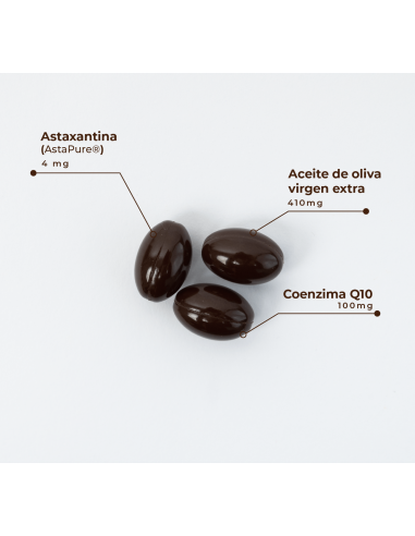 KOBHO ASTAXANTHIN + COQ10 60 CAPSULAS