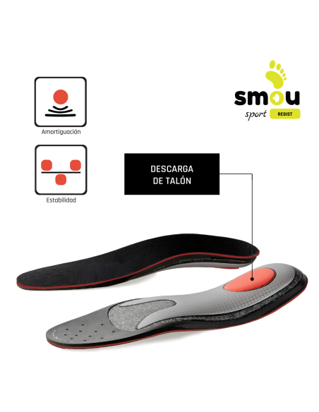 SMOU PLANTILLAS SPORT RESIST 37/38