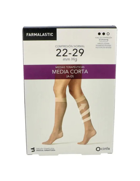 FARMALASTIC MEDIA  CORTA C N M 2 UNI