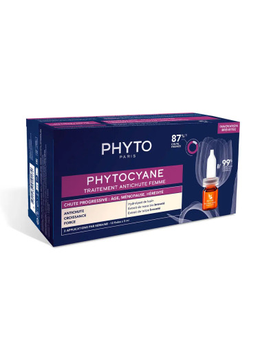 PHYTOCYANE TRATAMIENTO ANTICAIDA PROGRESIVA MUJER 12 AMPOLLAS