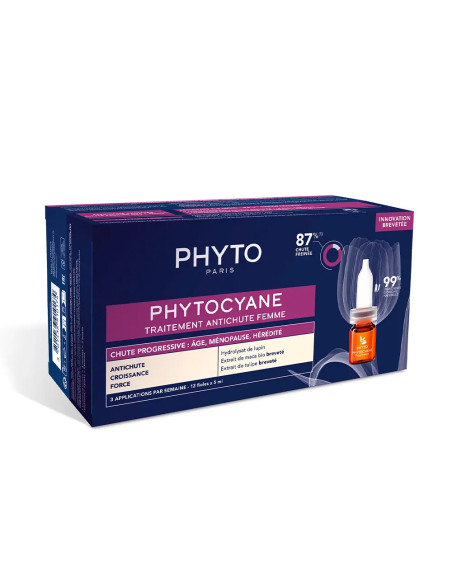 PHYTOCYANE TRATAMIENTO ANTICAIDA PROGRESIVA MUJER 12 AMPOLLAS