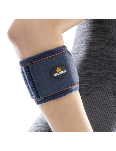 ORLIMAN BRAZALETE EPICONDILITIS CON ALMOHADILLA DE SILICONA THERMOMED 4302 TALLA UNIVERSAL