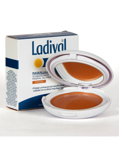 LADIVAL MAQUILLAJE COMPACTO DORADO 10 G