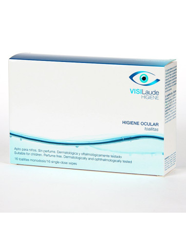 VISILAUDE HIGIENE OCULAR 16 TOALLITAS