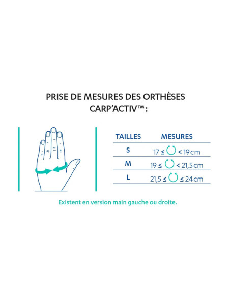 EPITACT ORTESIS MUÑECA FLEXIBLE CARP´ACTIV T/M IZQ.
