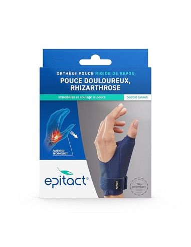 EPITACT ORTESIS PULGAR RIGIDA DE REPOSO RIZARTROSIS T/L IZQ