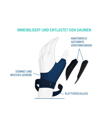 EPITACT ORTESIS PULGAR RIGIDA DE REPOSO RIZARTROSIS T/L IZQ