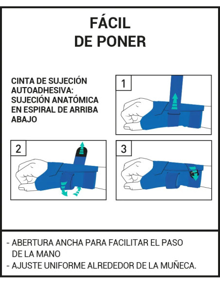 EPITACT ORTESIS MUÑECA RIGIDA DE REPOSO CARP´IMMO T/L IZQ.