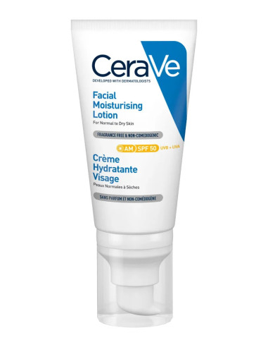 CERAVE LOCION HIDRATANTE DE ROSTRO SPF 25  1 ENVASE 52 ML