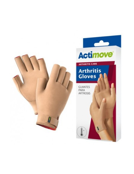 GUANTE ACTIMOVE ARTRITIS BEIGE T/L