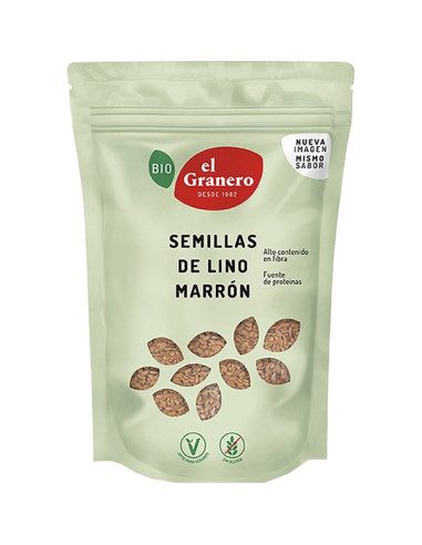 SEMILLAS LINO MARRON BIO EL GRANERO 400G