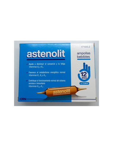 ASTENOLIT 12 AMPOLLAS BEBIBLES
