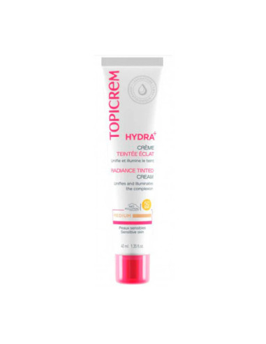 TOPICREM HYDRA+ SPF50 CREME RADIANCE COLOR MEDIO 40ML