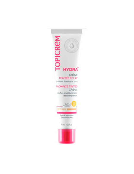 TOPICREM HYDRA+ SPF50 CREME RADIANCE COLOR MEDIO 40ML