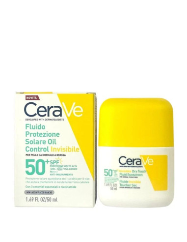 CERAVE SOLAR FLUIDO OIL CONT SPF50+ 50ML
