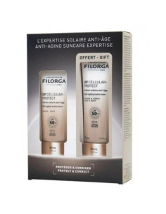 FILORGA UV-CELLULAR-PROTECT SOLAR ANTI EDAD FACIAL 50+ 40 ML+UV CELLULAR PROTECT CARA Y CUERPO SPF 50+ 50 ML
