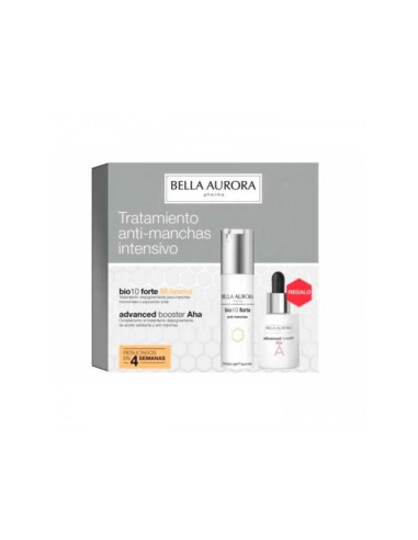 BELLA AURORA BIO 10 FORTE M-LASMA DESPIGMENTANTE 30 ML+ADVANCED BOOSTER AHA 30 ML DE REGALO