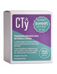 ASUN ARIAS CTY Nº10 CREATINA Y L-TIROSINA 15 SOBRES