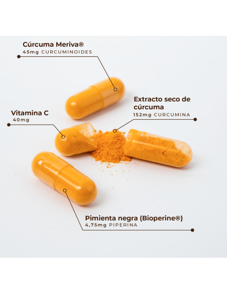 KOBHO CURCUMA + BLACK PEPPER 60 CAPSULAS