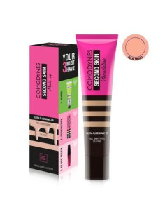COMODYNES SECOND SKIN MAQUILLAJE FLUIDO  02 ALMOND 30 ML
