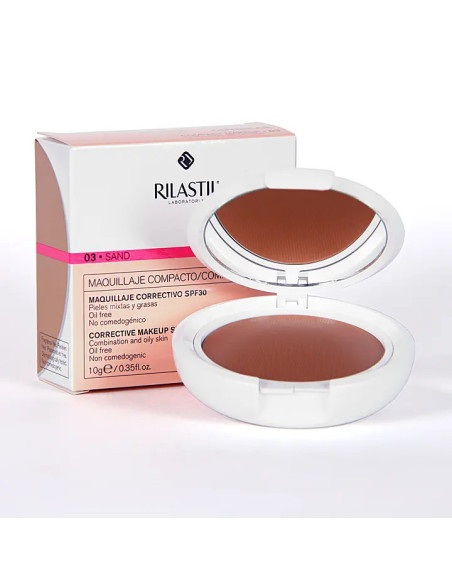 RILASTIL COVERLAB MAQUILLAJE COMPACTO SPF 30 PIELES MIXTAS SAND.3