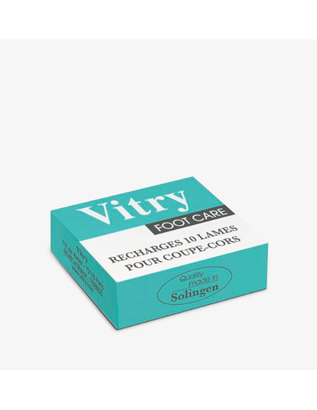 VITRY CAJA DE 10 CUCHILLAS PARA CALLOS REF1078
