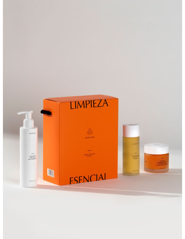 ARTURO ALBA PACK LIMPIEZA ESENCIAL MANTECA PRIMERA LIMPIEZA 125ML+LOCIÓN ÁCIDA EXFOLIANTE 125ML+LIMPIADORA ESPUMOSA 200ML