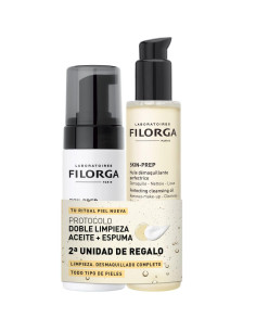 FILORGA SKIN-PREP ACEITE DESMAQUILLANTE 150 ML+ MOUSSE LIMPIADORA 150 ML 2ª UNIDAD DE REGALO