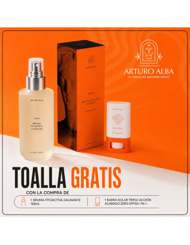 ARTURO ALBA BRUMA + STICK SOLAR+ TOALLA GRATIS