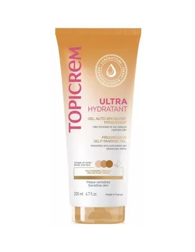 TOPICREM ULTRA HYDRATANT GEL AUTOBRONCEADOR CARA Y CUERPO  200ML
