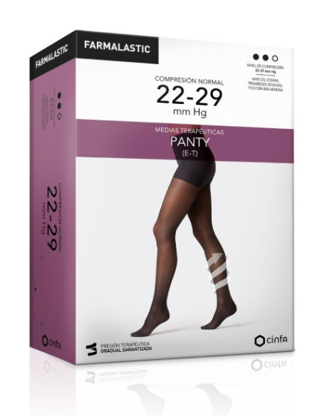 FARMALASTIC PANTY C N NEGRO M