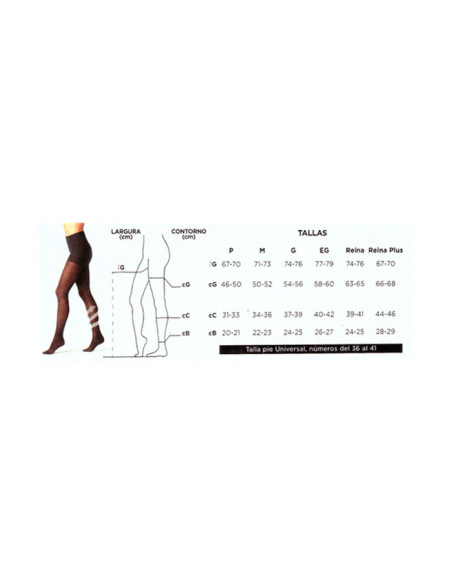 FARMALASTIC PANTY C N NEGRO M