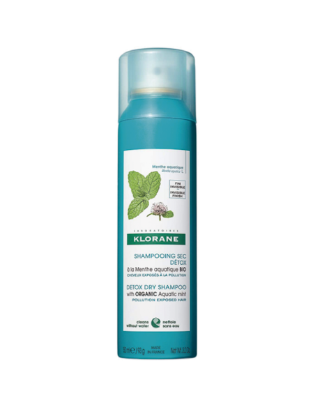 KLORANE CHAMPÙ SECO DETOX MENTA ACUATICA 150ML