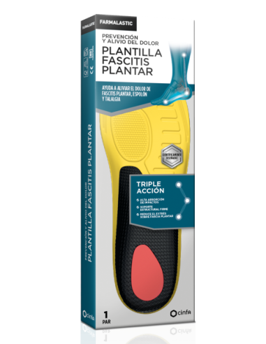 FARMALASTIC PLANTILLA PARA FASCITIS PLANTAR T-EG